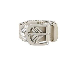 Isabela Marant Silver and Cream Women's Belt